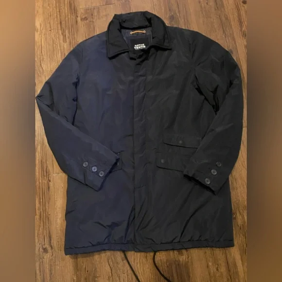 NATIVE YOUTH Black Puffer Jacket Weather-Resistant winter outerwear M